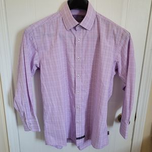 English Laundry Men's Button Down Dress Shirt